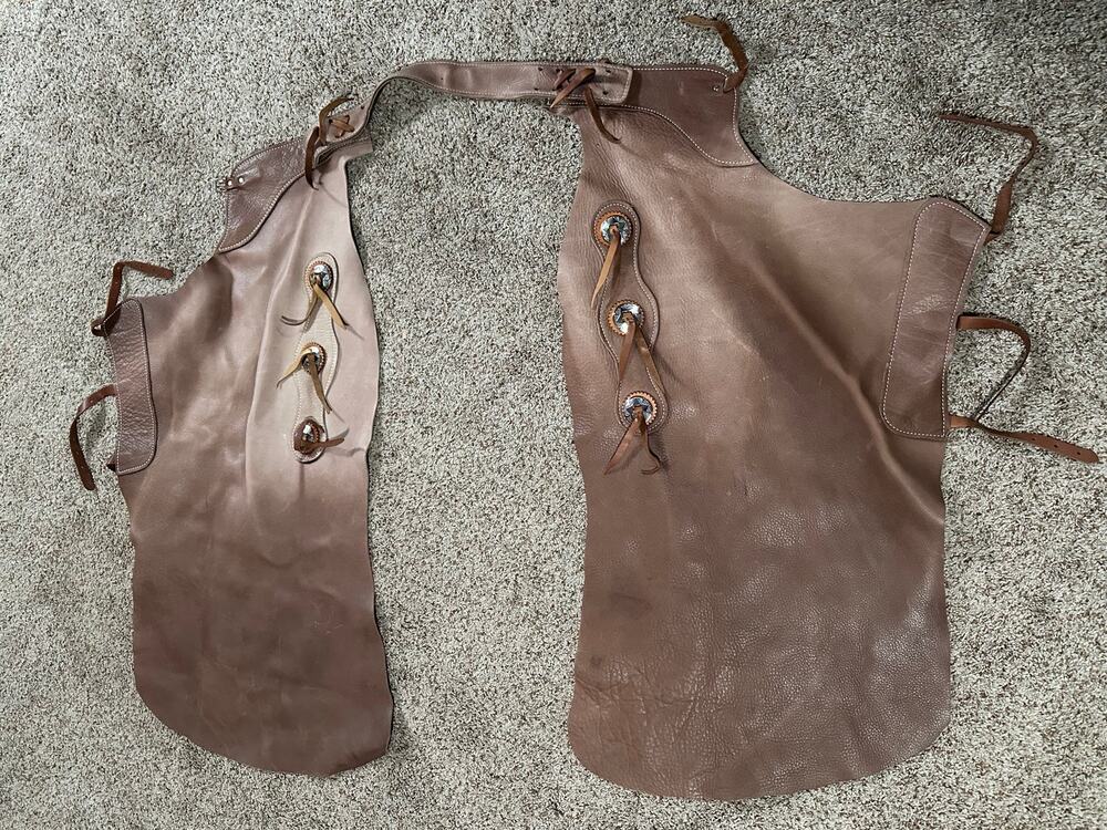 Leather chaps